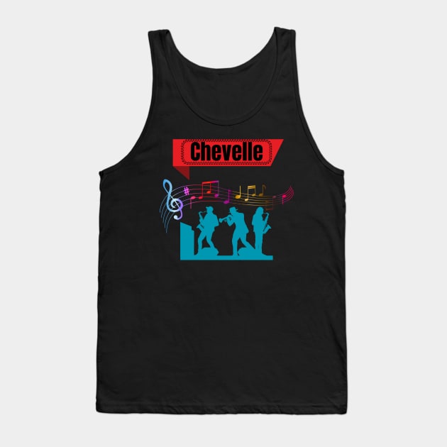 Vintage Chevelle Band Tank Top by ahlama87